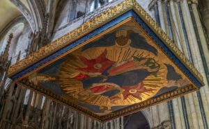 Durham Cathedral, tester above the tomb of Saint Cuthbert
