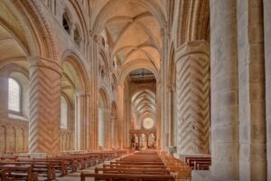 Inside Durham Cathedral