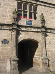 The entrance to the Old Shrewsbury School buildings