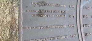 1577 fine imposed on the Soulton Miller for milling Prees grain recorded in a monument