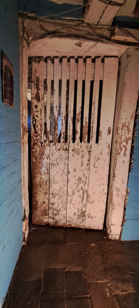 A rare survivor! This doorway is the last remaining Tudor door at Soulton Hall. It leads to Sir Rowland Hill's prayer room and the fascinating "rhythmamachia" floor