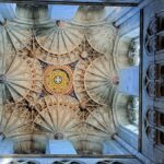 8 fold rose in the lantern of Canterbury Cathedral
