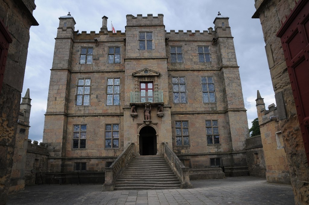 The court giving entrance to the little castle at Bolsover