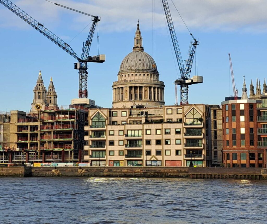 St Paul's Cathedral from the Thames