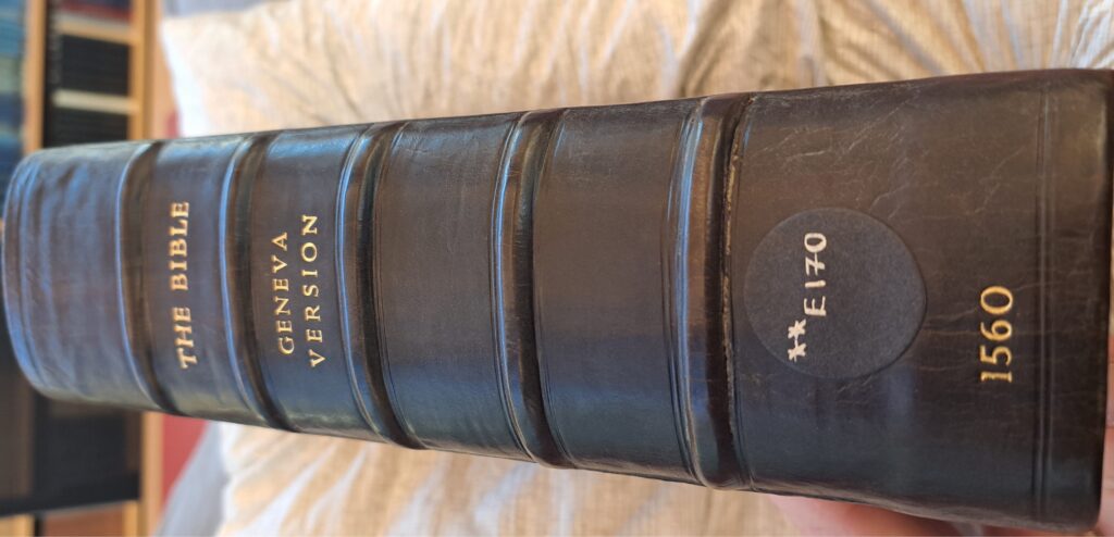 1560 Geneva Bible in Lambeth Palace Collection