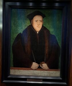 Portrait of Sir Rowland Hill, publisher of the Geneva Bibel, in the Hall Mercers' Company