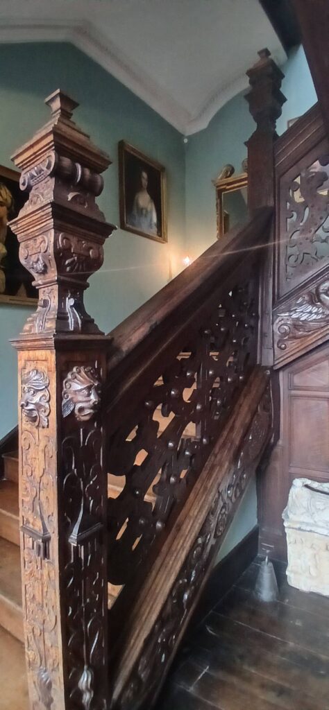 The C17th staircase (moved at some point to the current location)