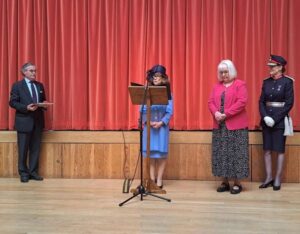 Pauline BEM and Graham Furber DBE who were presented with thier hours from HM The King by Shropshire Lieutenancy in Wem Town Hall