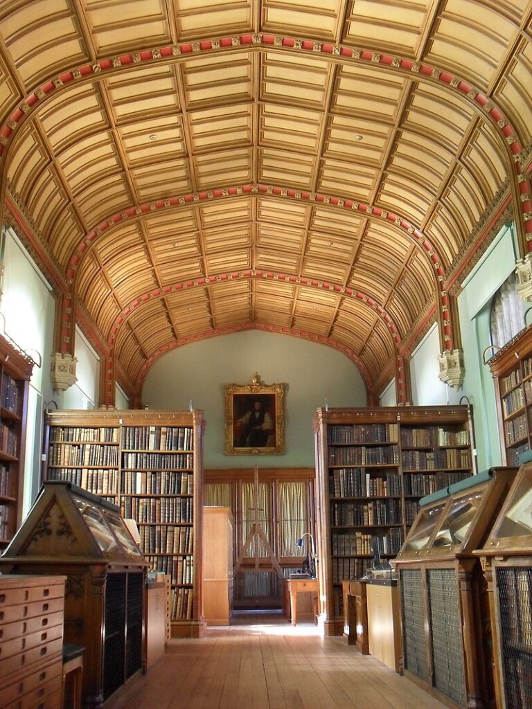 Wilkins Room in the Parker Library, Corpus Christi College Cambridge