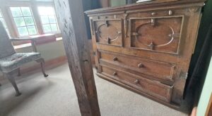A fine oak chest
