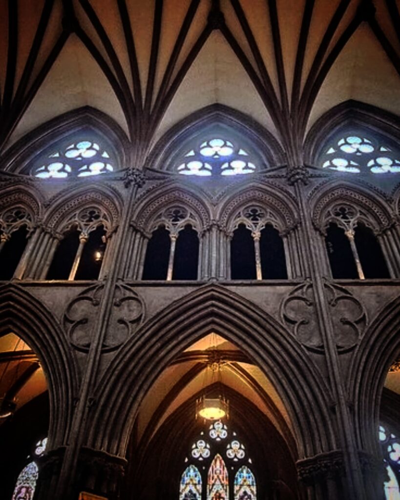 Lichfield Cathedral, the Clerestory Windows.