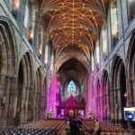 Looking through Chester Cathedral from the Great Door