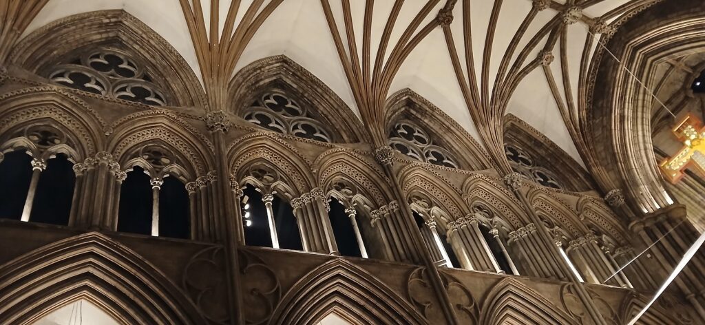 The triforium at Lichfield