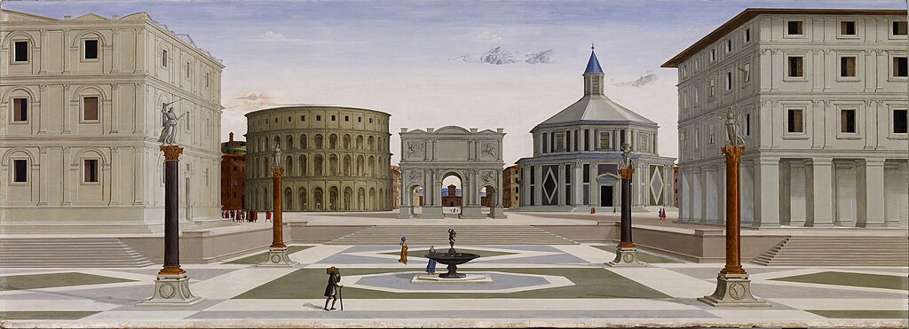 The ideal city attributed to Fra Carnevale, c. 1480–1484