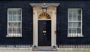 10 Downing Street Door Case - Shropshire stone is used