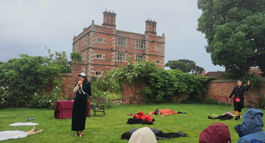 The closing moment of Malvolio's revenge