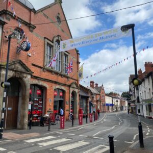 Wem Town in Shropshire: home of the Sweet Pea
