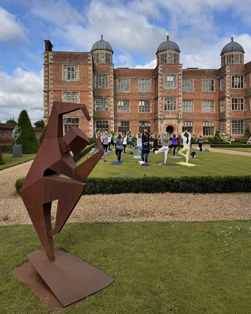 Jacob Chandler's Poise and Tension exhibited at Doddington Hall
