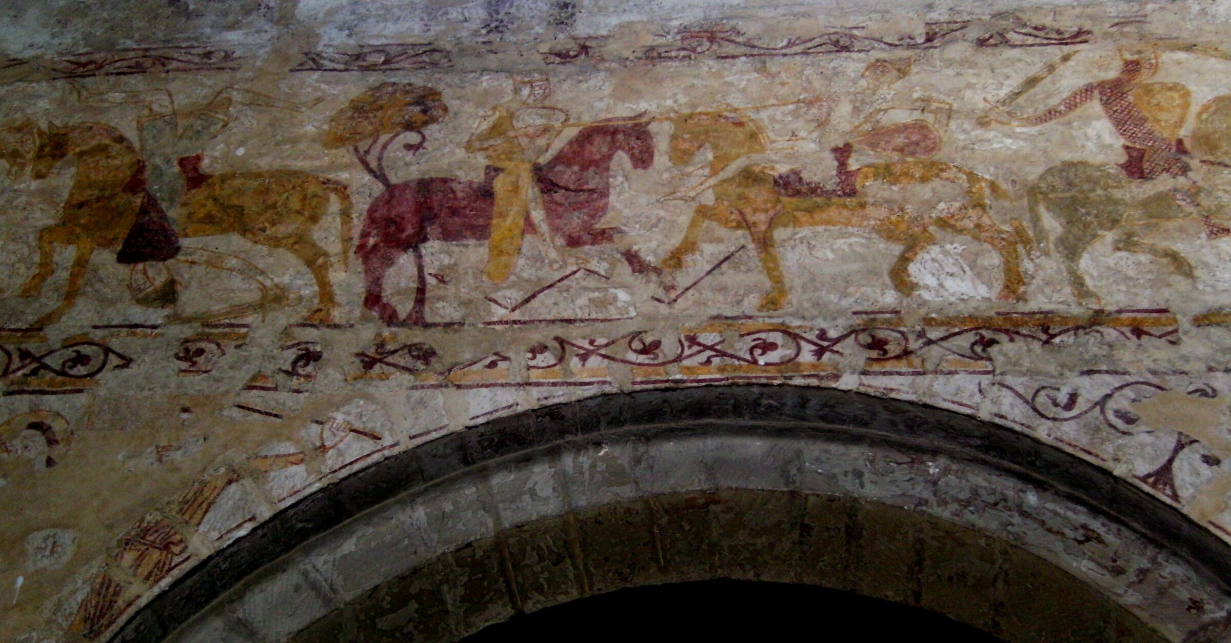 Charlemagne connections: Shropsire Wall paintings likened to England’s ‘Bayeux Tapestry’