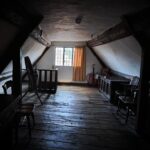 The Upper Room at Boscobel: A secret hiding place for Charles II. This attic served as a refuge for the 21-year-during his escape after the Battle of Worcester in 1651.