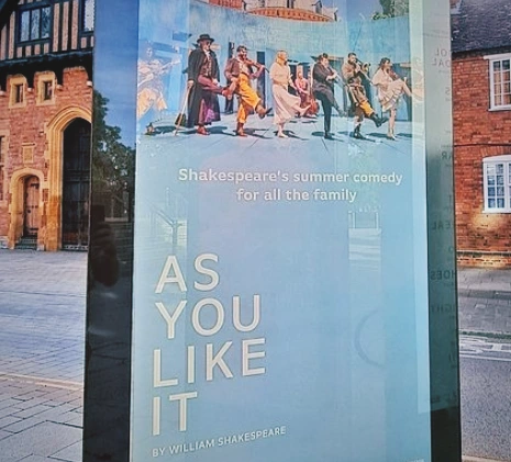 As you Like It, out doors in Stratford