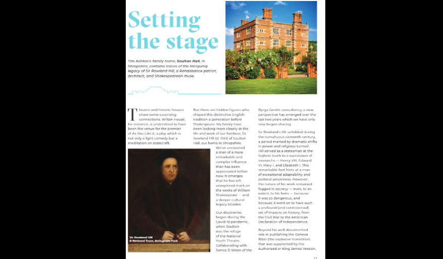 Article - Historic House Magazine