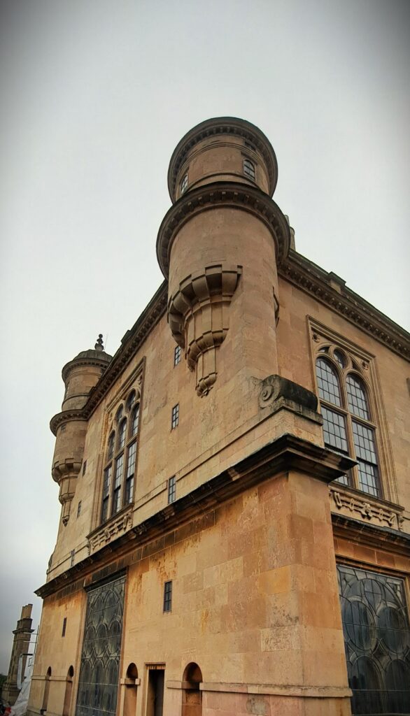 Exterior of the Prospect Room from the lower roofscape at Wollaton Hall