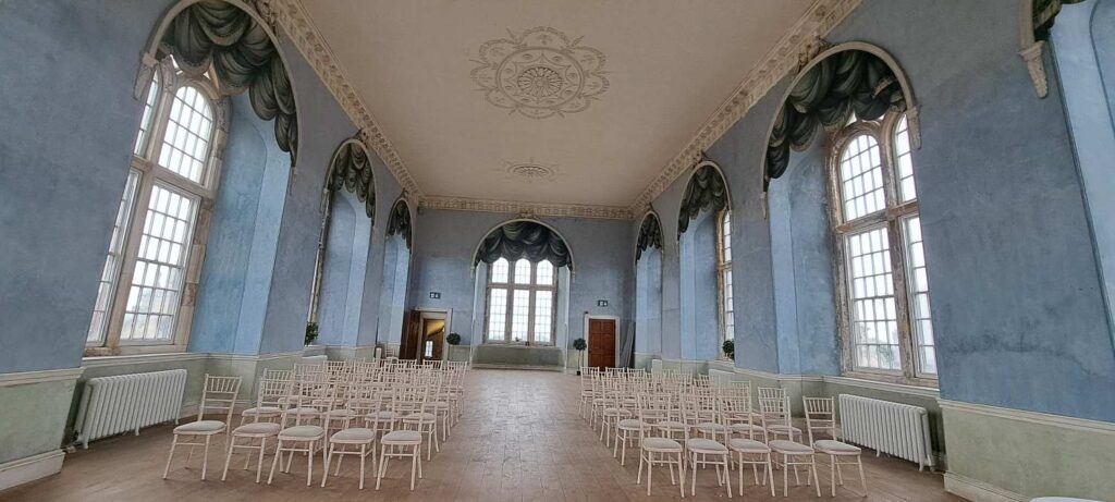 The Prospect Chamber at Wollaton - a space for Pivy Council meetings, dancing and worship
