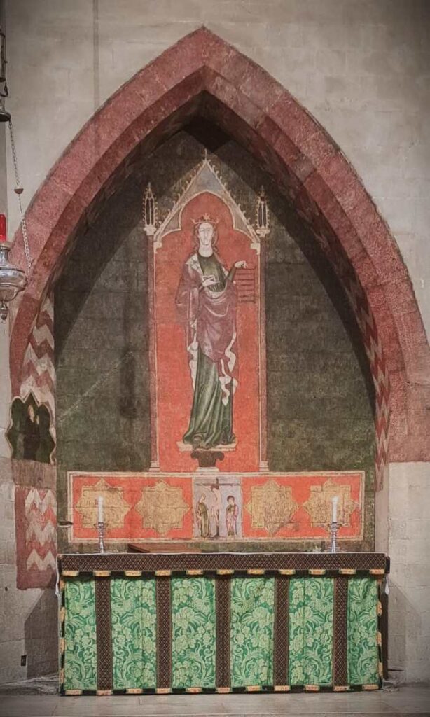 St Faith chapel in Westminster Abbey