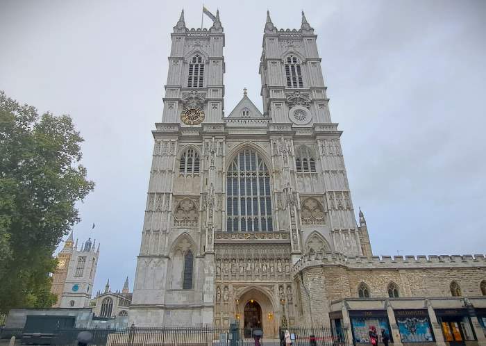 Hawksmore work and great door of Westminster Abbey