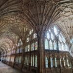 Peaceful Cloisters at Gloucester Cathedral.