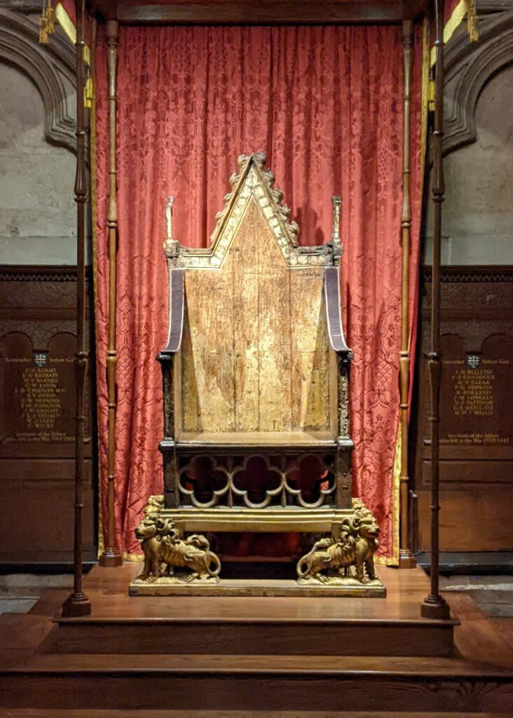 The Coronation Chair, Westminster Abbey