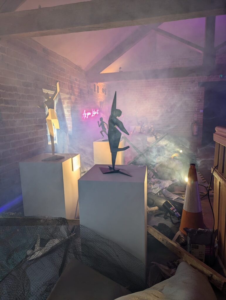 Retrospective sculptures in the AS YOU LIKE IT show
