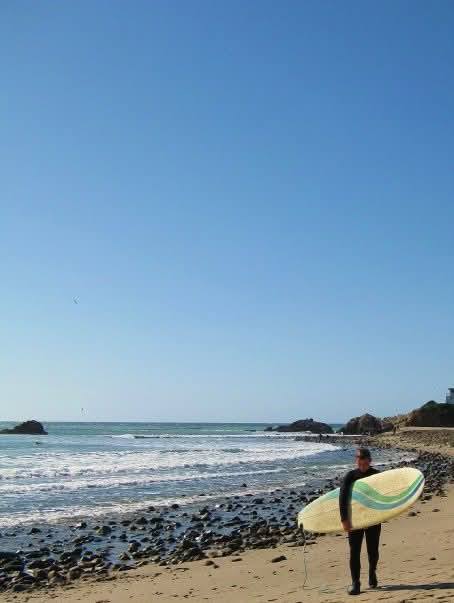Tim Ashton in Malibu where he is lucky to have lived for a blissful time