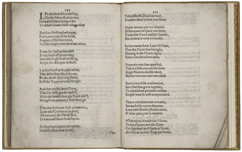 Shakespeare’s poem, now known as “The Phoenix and the Turtle,”