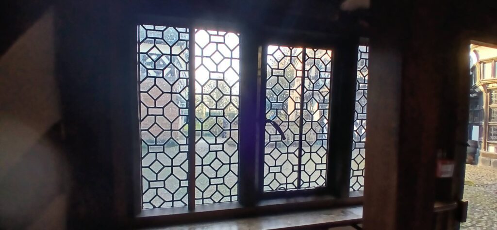 Geometric glazing in the Little Moreton Hall 