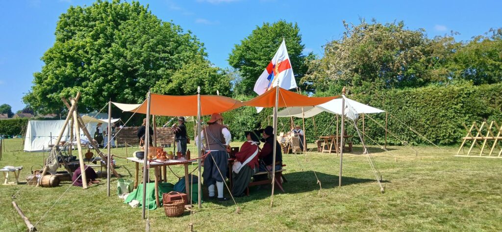 Part of the C17th encampment