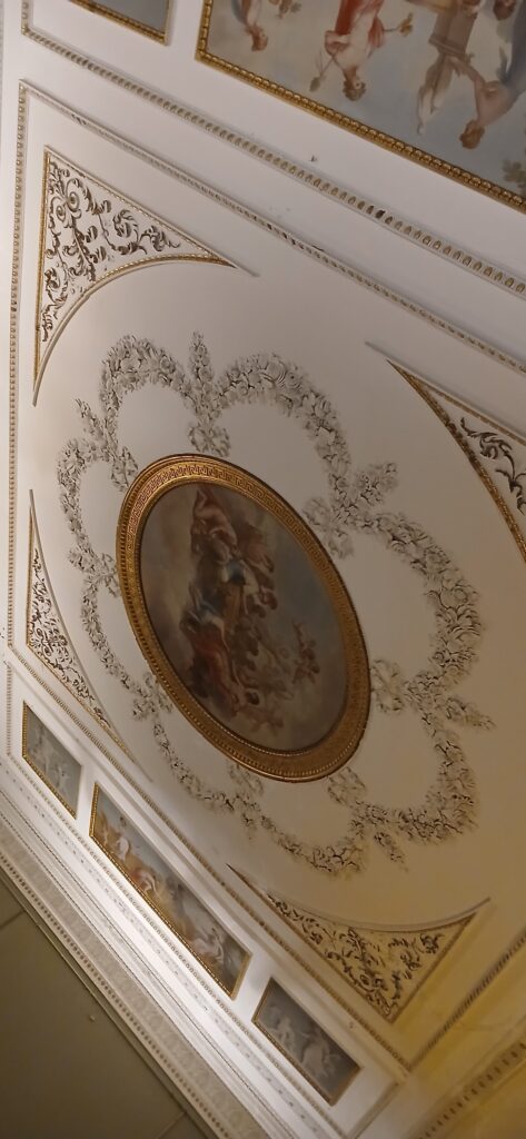 Berrington Hall Dining Room's lovely ceiling