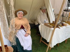 A Militias Of Anglia encampment