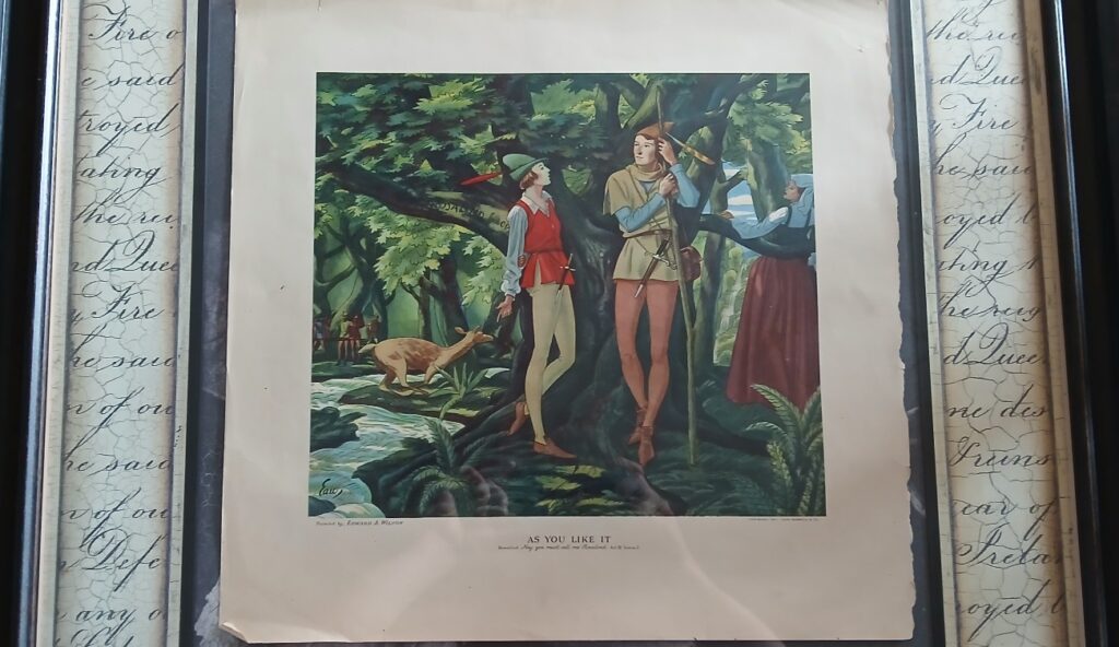 New Acquisition: As You Like It Edward A. Wilson Print (1937)