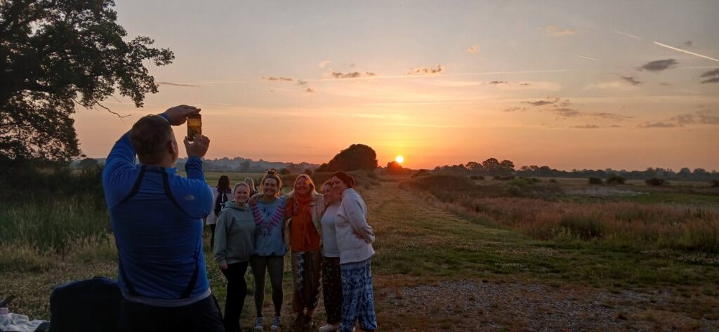 Photography at Soulton Long Barrow at the Summer Solstice