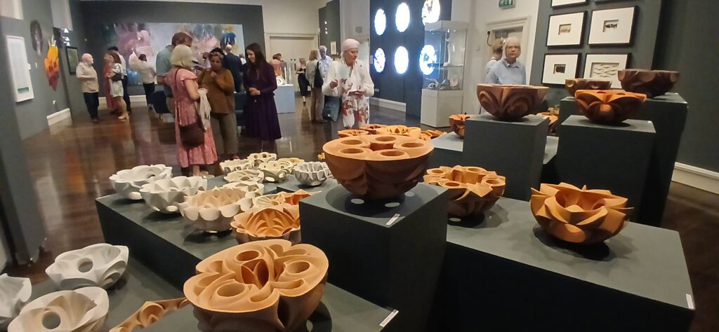 Halima Cassell MBE's lavish display in the 2025 Shrewsbury Arts Trail