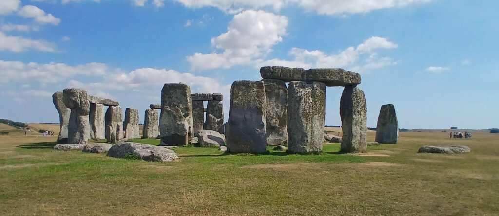 Stonehenge, in the drought of 2025