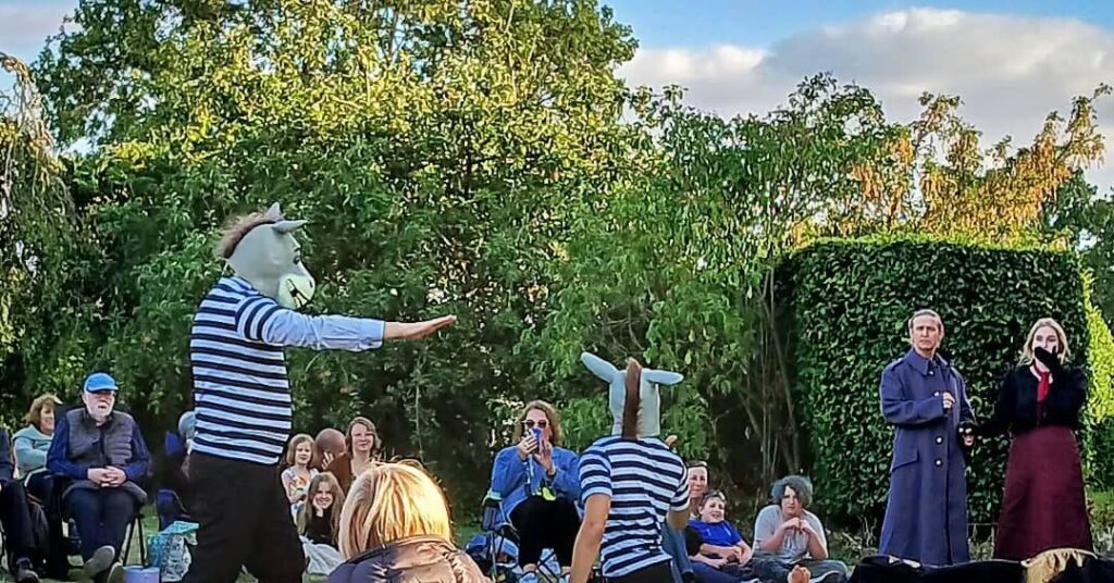 'The battle with the Centaurs, to be sungBy an Athenian eunuch to the harp.' - Britih Touring Shakespeare bringing MSND to Soutlon