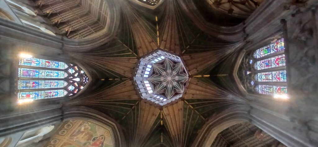 Looking Up: crossing in Ely Cathedral