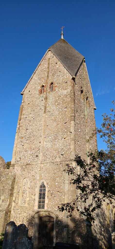 The unique rhomboid roof of Sompting Church's Saxon tower is an amazing survival. Its quiet but insistent form stands as a tangible link to a culture that was nearly erased, a final architectural memory of a sophisticated Anglo-Saxon style.