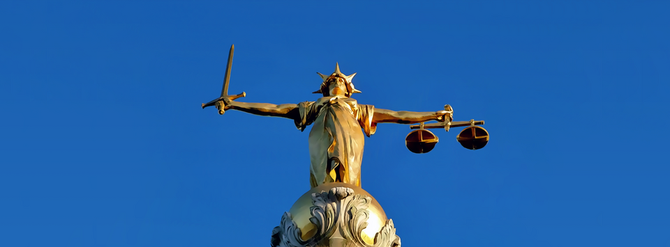 Lady Justice, (statue on the Old Bailey, London)