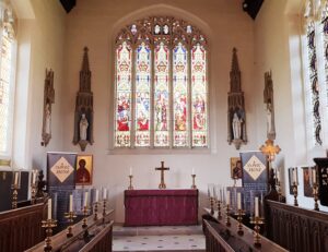 IN HOC SIGNO in the Chapel of Magdlen College, Cambridge