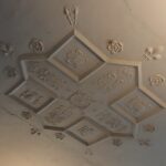 Octogam in the Great Hall cieling of Wilderhope