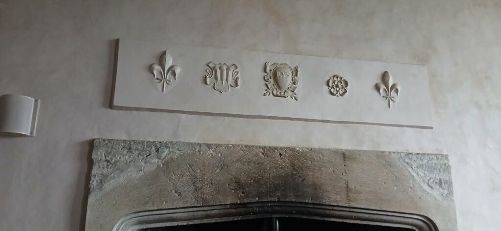 Plasterwork overmaltle in Wilderhope
